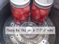 two jars in pressure canner