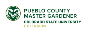 pueblo county master gardende gree and gold logo with CSU extension rams head
